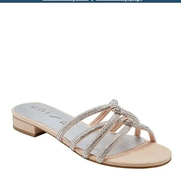 NWT UNISA WOMENS TAZZ DRESS SANDAL Light Natural Size:8 M